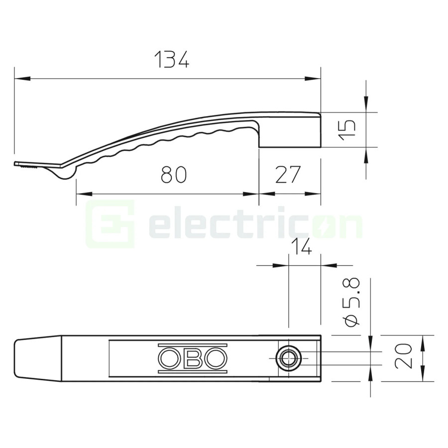 Clema de cabluri, pentru 8 conductori - Electricon.ro
