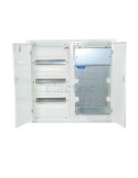 Tablou combo ABS - Hibrid - 72M (36M sigurante electrice + 36M multimedia) încastrat ETI 001101374