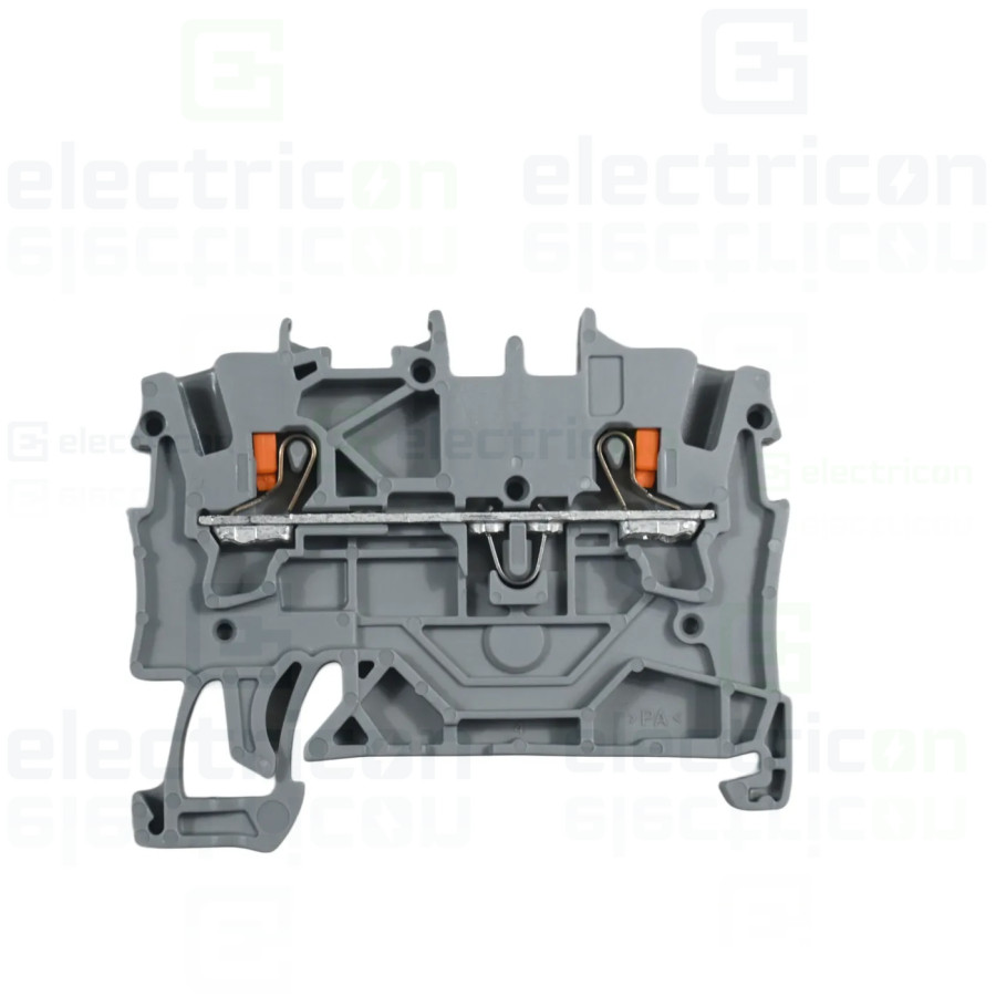 Conector Wago 5 mm² Clema șir, de trecere, 2 conexiuni, 1,5 mm²,gri, TopJobs Push-In, Wago, 2201-1201 – montaj rapid și sigur în