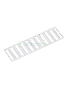 Etichete - 10 buc x 10 randuri - compatbila cu cleme sir TopJob S de 2.5/4 mm² sub forma de card alb - Wago 793-5501