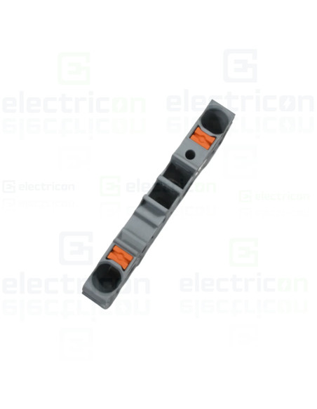 Conector Wago 4 mm² Clema șir, de trecere, 2 conexiuni, 4 mm²,gri, TopJobs Push-In, Wago, 2204-1201 – montaj rapid și sigur în a