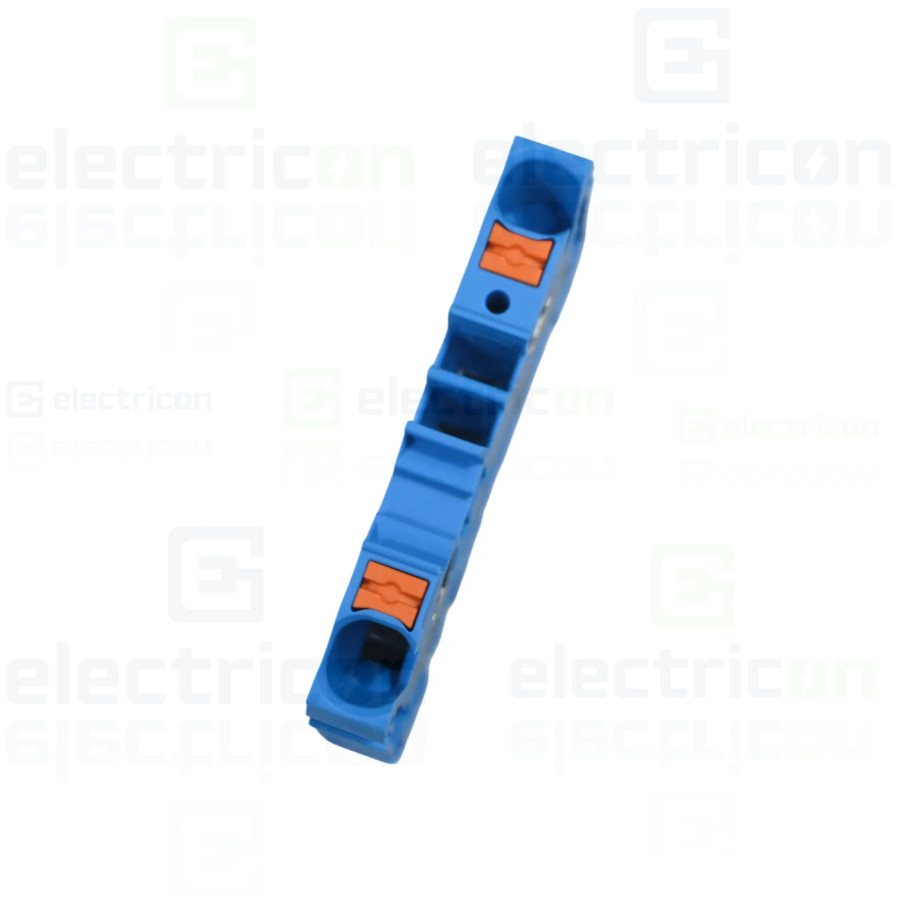 Conector Wago 6 mm² Clema șir, de trecere, 2 conexiuni, 6 mm²,albastru, TopJobs Push-In, Wago, 2206-1204 – montaj rapid și sigur
