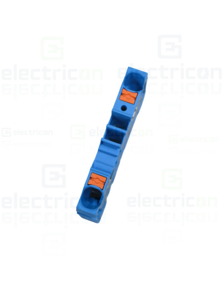 Conector Wago 6 mm² Clema șir, de trecere, 2 conexiuni, 6 mm²,albastru, TopJobs Push-In, Wago, 2206-1204 – montaj rapid și sigur