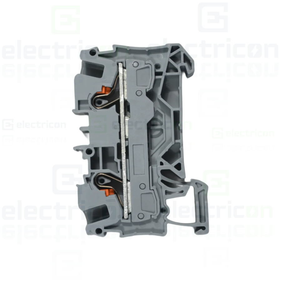 Conector Wago 6 mm² Clema șir, de trecere, 2 conexiuni, 6 mm²,gri, TopJobs Push-In, Wago, 2206-1201 – montaj rapid și sigur în a