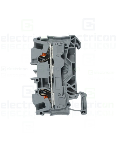 Conector Wago 6 mm² Clema șir, de trecere, 2 conexiuni, 6 mm²,gri, TopJobs Push-In, Wago, 2206-1201 – montaj rapid și sigur în a