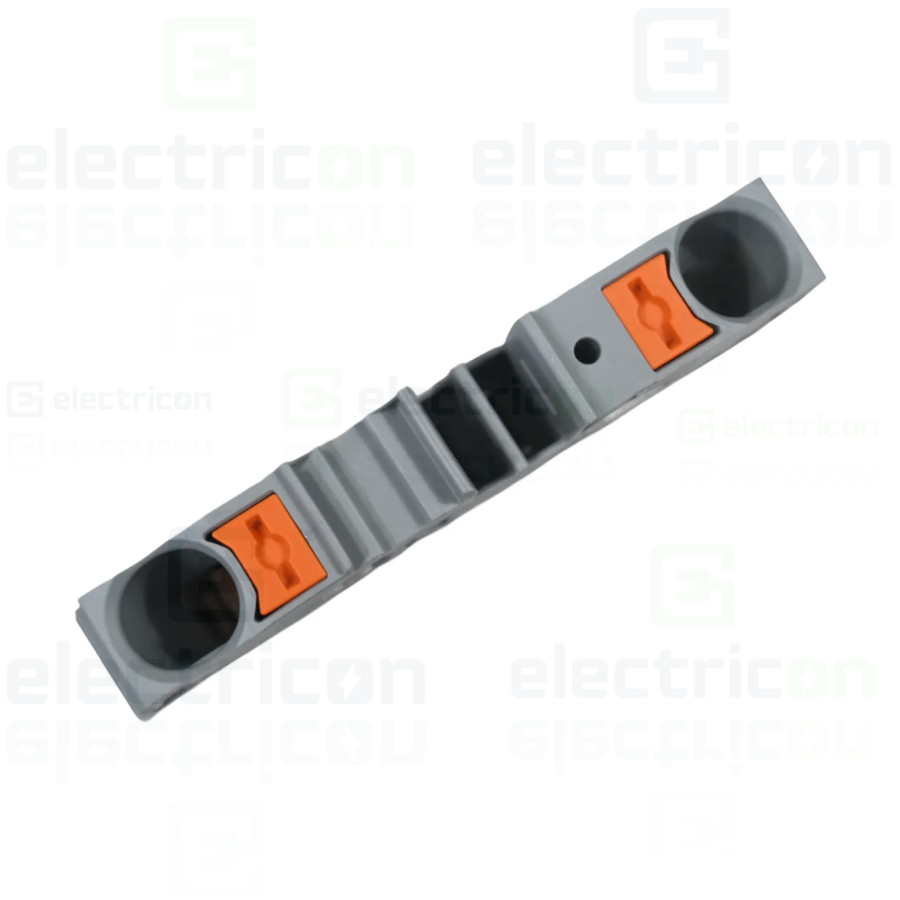 Conector Wago 10 mm² Clema șir, de trecere, 2 conexiuni, 10 mm²,gri, CAGE CLAMP, Wago, 2210-1201 – montaj rapid și sigur în apli