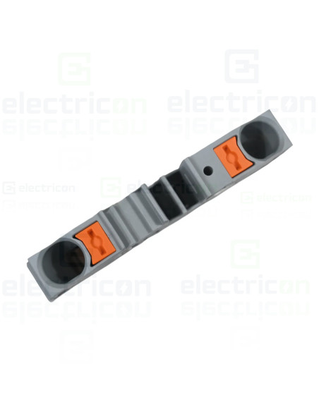 Conector Wago 10 mm² Clema șir, de trecere, 2 conexiuni, 10 mm²,gri, CAGE CLAMP, Wago, 2210-1201 – montaj rapid și sigur în apli