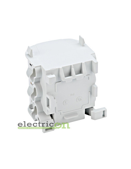 Clemă derivație Cu-Cu - 12 conexiuni 25 mm² gri/maro/negru IK0 - Schrack IK026183-A