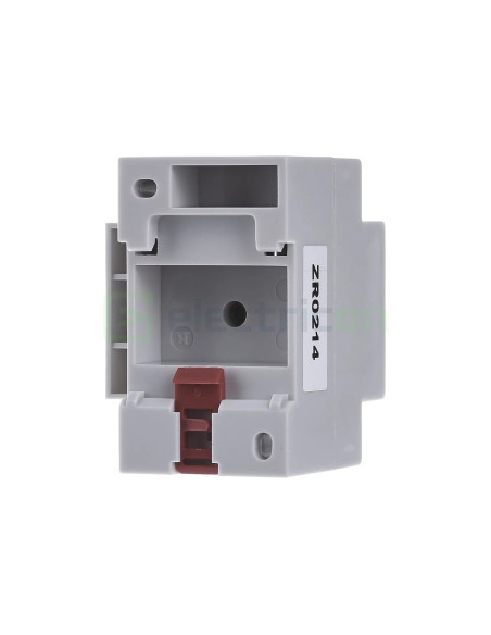 Priză Shucko pe șină DIN pentru tablou, gri, 16A, cu capac, 2.5 M, Hager, SN017