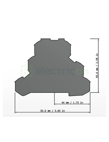 Conector Wago Element terminal pentru clemele șir, Wago 2002 (3 etaje) gri, Wago, 2002-3291 – montaj rapid și sigur în aplicații
