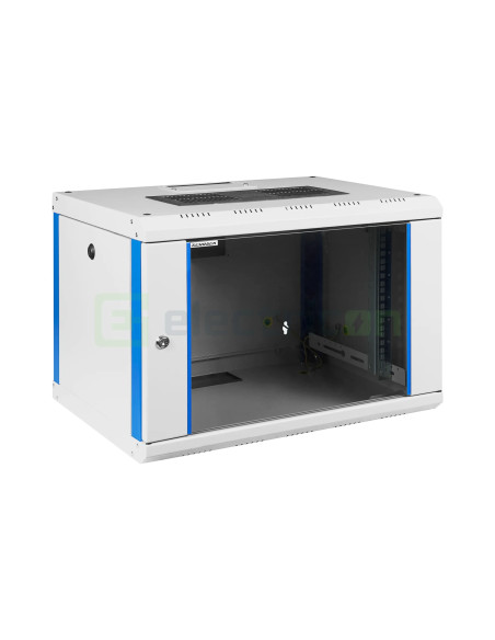 Dulap de perete DTW, 7U 423x600x450, 19", ușă metalică, Schrack, DTWA076045 - Electricon.ro