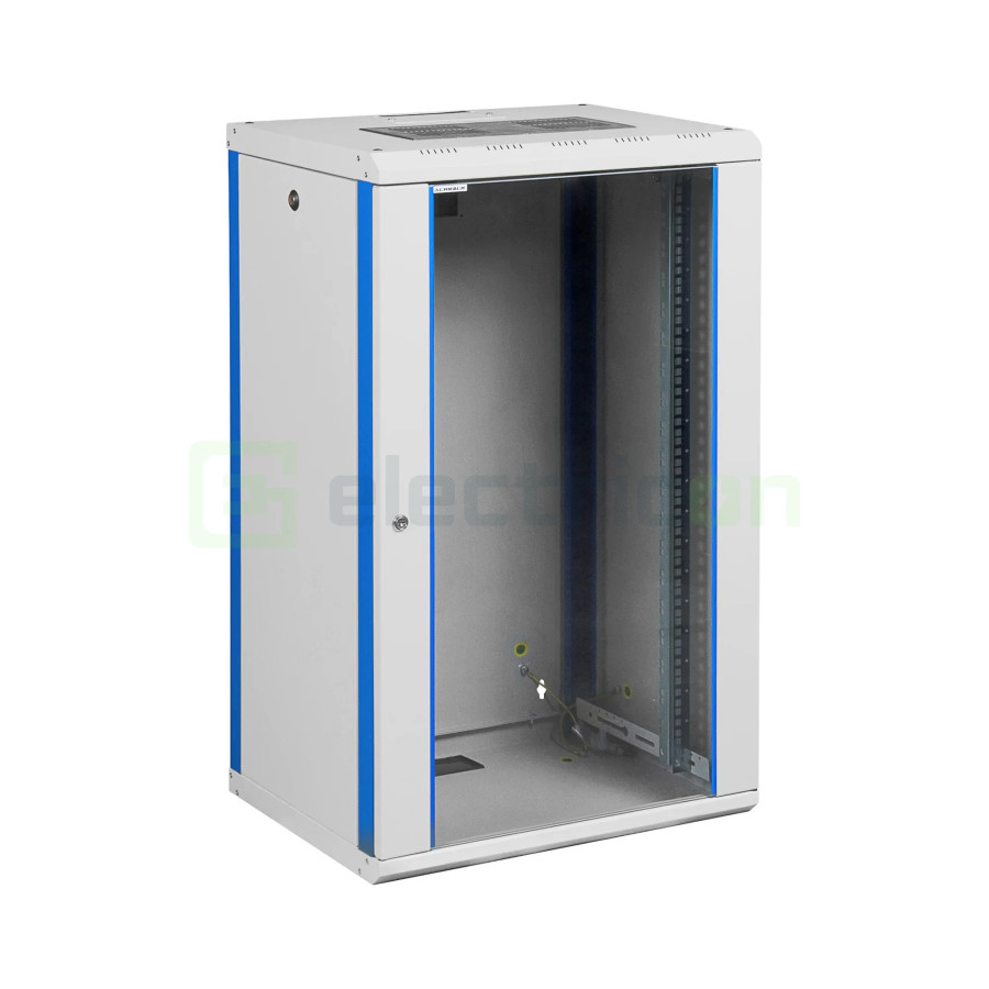 Dulap de perete DTW, 20U 600x1001x450, 19", ușă metalică, S-Rack Schrack, DTWA206045 - Electricon.ro