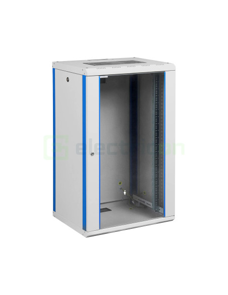 Dulap de perete DTW, 20U 600x1001x450, 19", ușă metalică, S-Rack Schrack, DTWA206045 - Electricon.ro