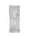 Fașete - coliere plastic - 200x4.8 mm - pachet 100 bucăți - alb - interior - Stilo - 200PR