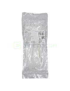Fașete - coliere plastic - 200x4.8 mm - pachet 100 bucăți - alb - interior - Tracon Electric - 200PR