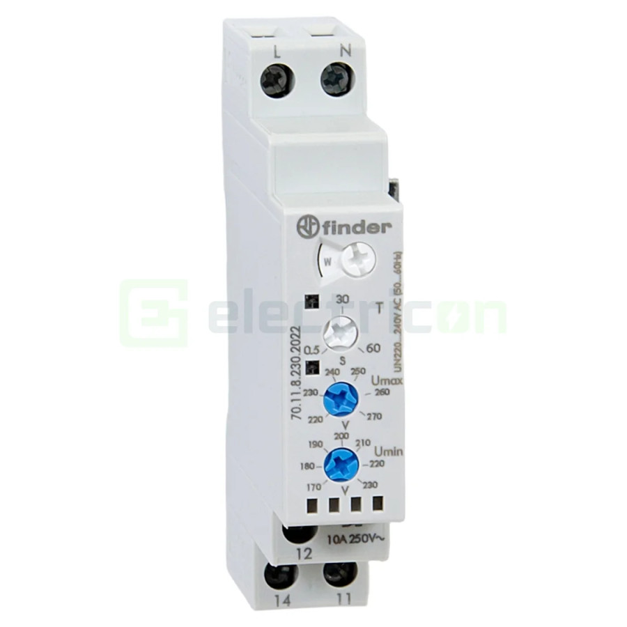 Releu monitorizare pentru tensiune monofazată