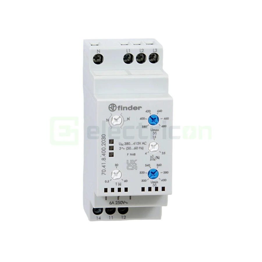 Releu monitorizare pentru tensiune trifazată