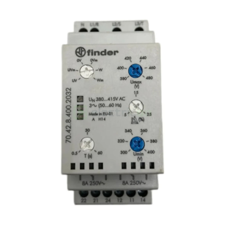 Releu monitorizare pentru tensiune trifazată