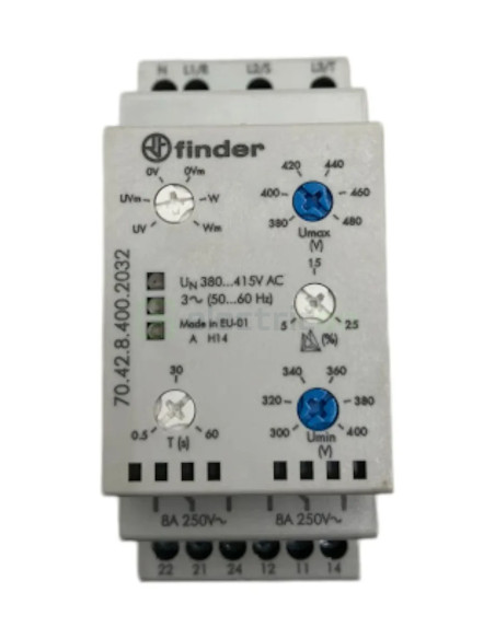 Releu monitorizare pentru tensiune trifazată