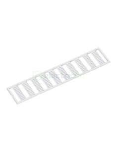 Etichete - 10 buc x 10 randuri - compatibila cu cleme sir TopJob S sub forma de card alb - Wago 793-3501