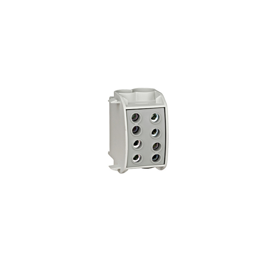 Clemă derivație Cu-Al - 4 conexiuni (1x70mm² + 1x50mm²/1x70mm² + 1x50mm²) gri IKA - Schrack IKA26310