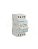 Inversor - Comutator rețea-generator - punct comun inferior 3 poziții (1-0-2) 2P 2M 25A 230V Hager SFB225