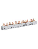 Busbar - Baretă alimentare - 3P trifazat tip furcă 18M 16mm² (6x MCB 3P) 100A IZ16/3F/54 ETI 002921063