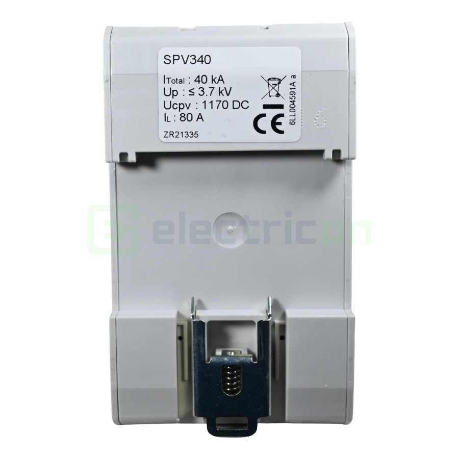 Descarcator la supratensiune, 3P, tip T2, 1170VDC, SPV340, Hager