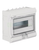 Tablou electric ABS - siguranțe - exterior IP65 - 10M (1x10) aparent ușă transparentă Hager VE110PN