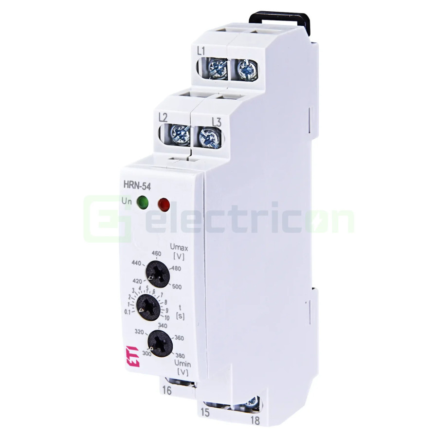 Releu monitorizare pentru tensiune trifazată