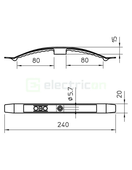 Clema de cabluri, pentru 16 conductori - Electricon.ro