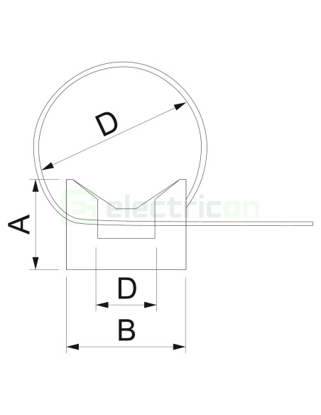 Clema de fixare a cablurilor CTC - Electricon.ro