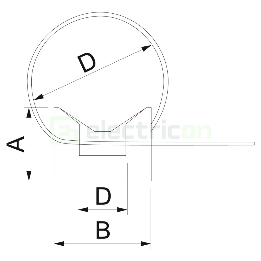Clema de fixare a cablurilor CTC - Electricon.ro