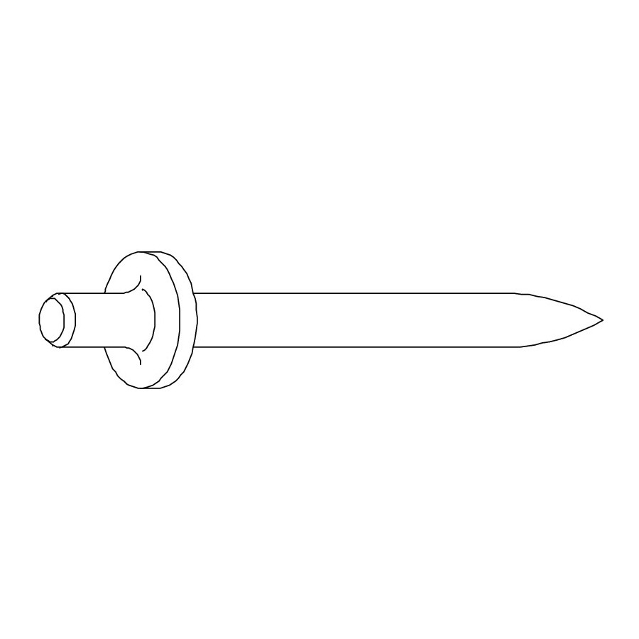 Bolt,Diblu pentru ciocan, fara filet OBO 18mm