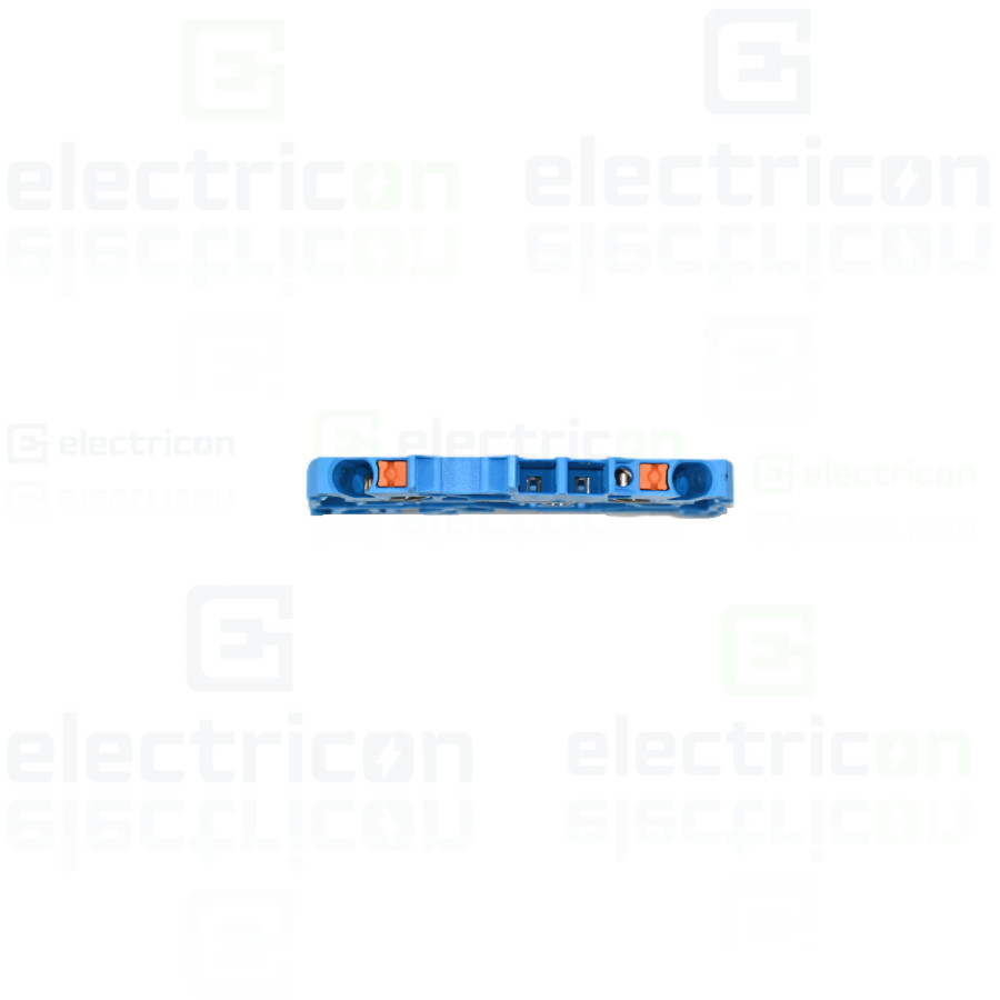Conector Wago 5 mm² Clema șir, de trecere, 2 conexiuni, 1,5 mm²,albastru, TopJobs Push-In, Wago, 2201-1204 – montaj rapid și sig