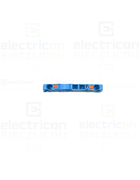 Conector Wago 5 mm² Clema șir, de trecere, 2 conexiuni, 1,5 mm²,albastru, TopJobs Push-In, Wago, 2201-1204 – montaj rapid și sig