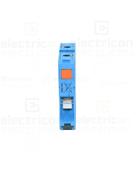 Conector Wago Clema sir WAGO de trecere cu 2 conductori pe sina, 50mm, albastru – montaj rapid și sigur în aplicații electrice d