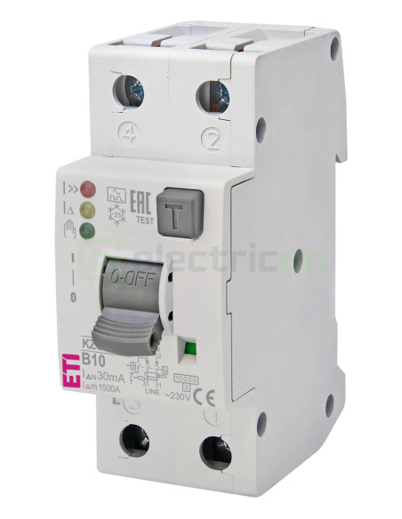 Siguranta RCBO 10A/30mA ETI - 002172402