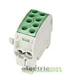Clemă de derivație Cu-Al 1P 2 conexiuni (1x35mm² + 1x35mm²) izolată galben/verde IKA - Schrack IKA26230