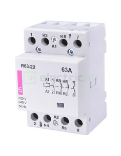 Contactor modular 4P 3-module