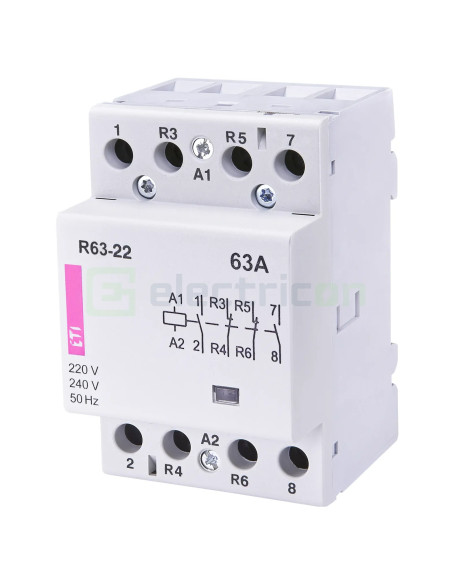 Contactor modular 4P 3-module