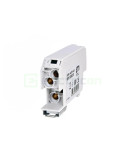 Clemă de derivație Cu-Cu 1P 8 conexiuni (4x25mm² + 4x25mm²) EDC-25/4+4 gri - ETI 001102428