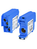 Clemă de derivație Cu-Cu 1P 5 conexiuni (1x70mm² + 4x25mm²) EDC-70/4 albastru - ETI 001102435