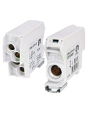 Clemă de derivație Cu-Cu 1P 5 conexiuni (1x70mm² + 4x25mm²) EDC-70/4 gri - ETI 001102434