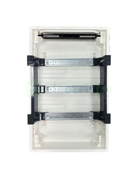 Tablou incastrat, 36 module, 3x12, ușă albă Hager, Golf, VF312PD - Electricon.ro