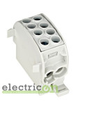 Clemă de derivație Cu-Al 1P 2 conexiuni (1x35mm² + 1x35mm²) izolată gri IKA - Schrack IKA26210