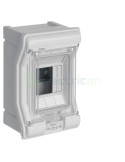 Tablou electric ABS - siguranțe - exterior IP65 - 3M (1x3) aparent ușă transparentă Hager VE103L