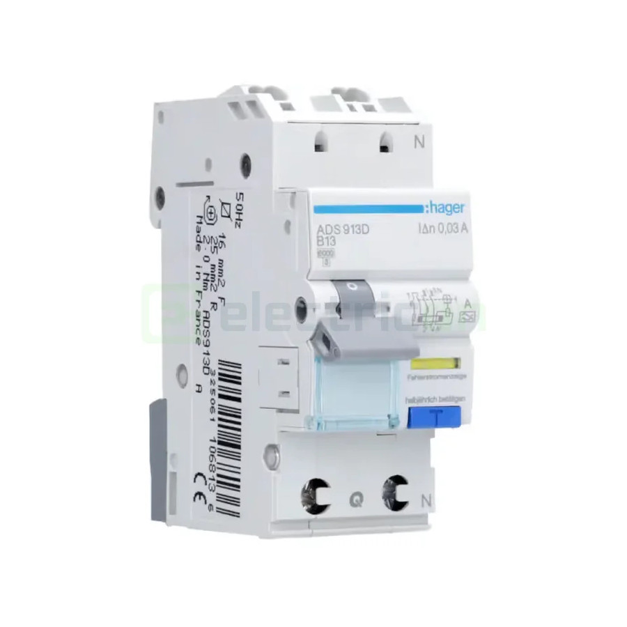 Siguranta RCBO 13A/30mA Schrack - ADS913D