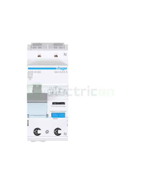 Siguranta RCBO 16A/30mA Schrack - ADS916D
