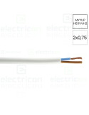 Cablu electric flexibil cupru H03VVH2-F - MYYUP 2x1,5 mm² - plat